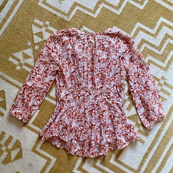 Moulinette Soeurs Amelie Blouse Anthropologie Size 2 - Picture 10 of 11